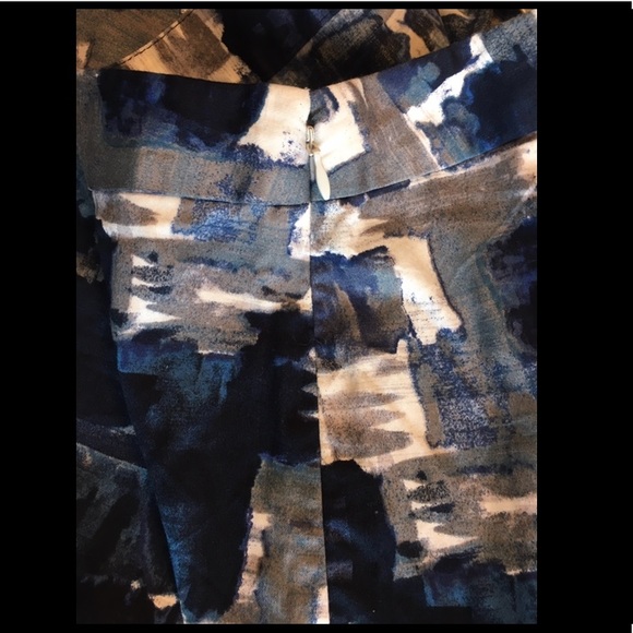 Ann Taylor Loft  blue/gray mini skirt - Picture 9 of 9